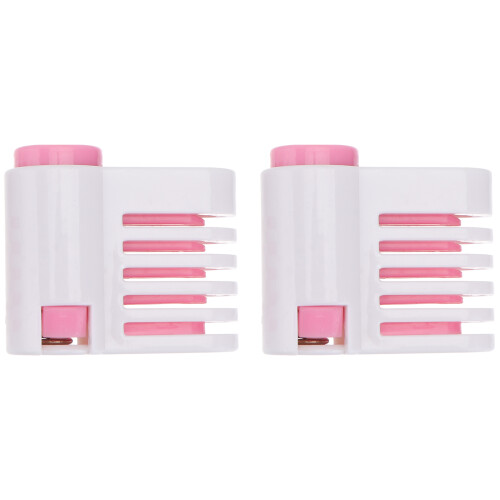2Pz Affetta Pane E Torte Rosa in ABS Per Uso Domestico Sicuro