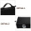 custodia in pelle pu nera per flauto con scatola antishock 7