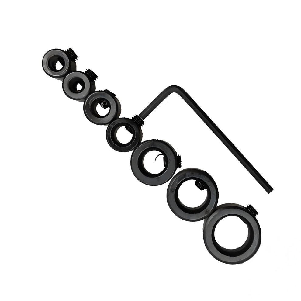 Depth Stop Rings For 3Mm To 12Mm Shank Size Secure Positioning Collars Precisions Drill Depth Control Rings 9354506781941