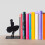 Fermalibri - CADEAU MAESTRO - Marilyn - metallo - nero - supporto libri 1