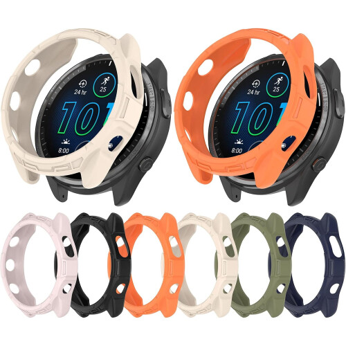Shockproof Screen Protector Case For Garmin-Forerunner 965 Watch - Clear Protector Cover, Compatible Protective Case 1
