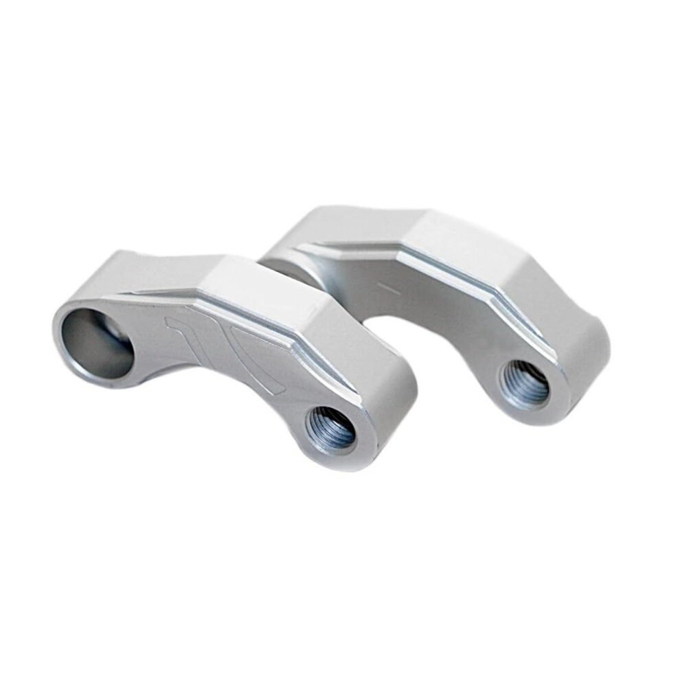 Pair Motorcycle Mirror Extender Risers Universal Handlebar Mount Rearview Mirror Spacers M10 Adapter Color-S 9016109931559
