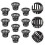 set da 3 nail art sottile 5/7/9 mm 3