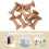 diffusore in legno naturale a forma 8