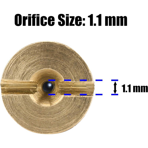 Foam Cannon Orifice Nozzle Tips Replacement Thread Nozzle 1.1 Mm For Snow Foam Lance 2-Pack 1