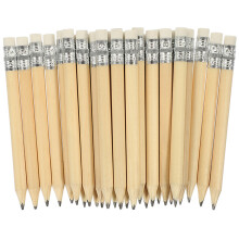 100 pezzi matite corte per scrittura, disegno e golf, tascabili
