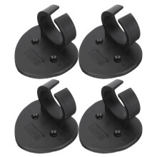 4 supporti per microfono a forma di cuore con clip adesive