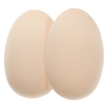 1Pair Khaki Professional Chest Pad for Men Silicone Non-Woven Push-Up