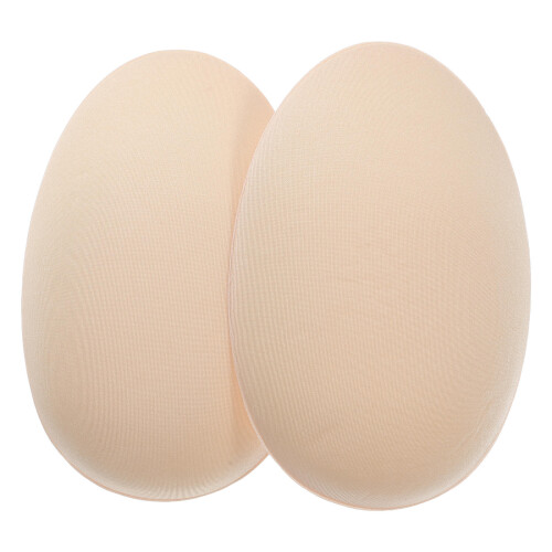 1Pair Khaki Professional Chest Pad for Men Silicone Non-Woven Push-Up