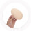1Pair Khaki Professional Chest Pad for Men Silicone Non-Woven Push-Up 5