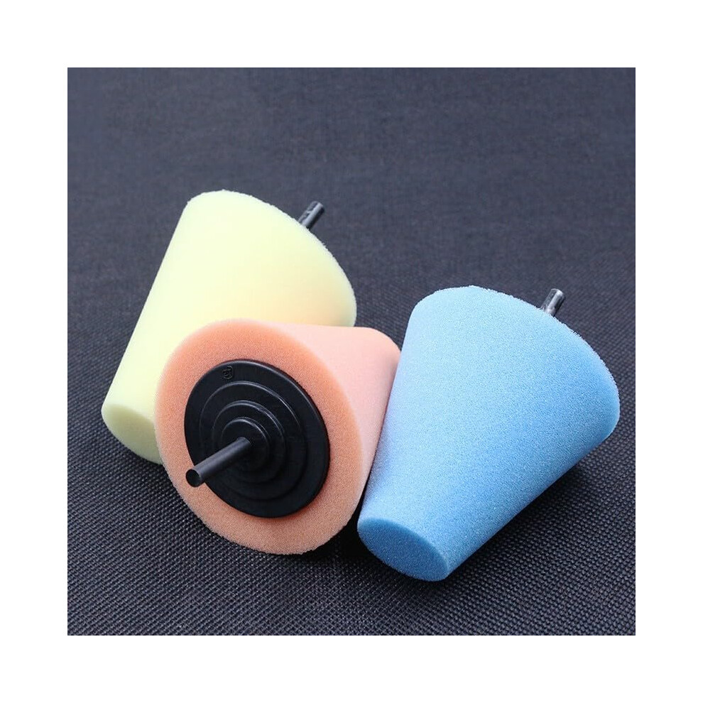 Wheel Polish Cone Foam Buffing Pad For Car Buffers, Auto Detailing Sponge Accessory 9016109931955