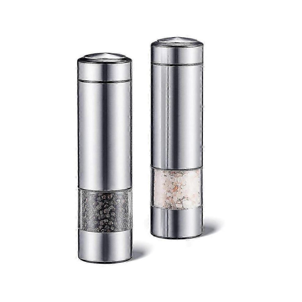 Electric Salt and Pepper Grinder Set, Automatic Salt and Pepper Grinder, Battery Operated Pepper Grinder