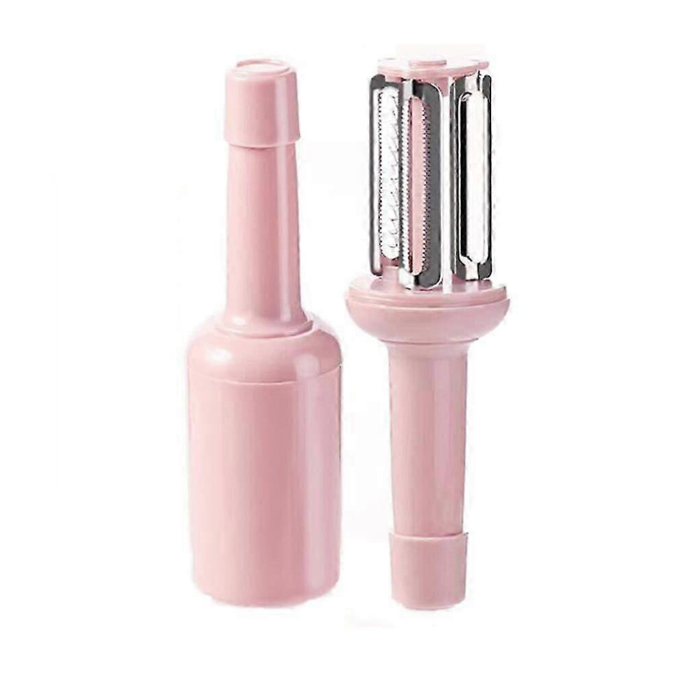 x 3 in 1 Multi-Function Peeler with Cover, Fruit and Potato Scraper Knife, Ginger and Garlic Crusher