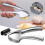 Stainless Steel Kitchen Garlic Press, Comfortable Grip, for Kitchen, Restaurant, Durable, Easy to Use, Effective 2