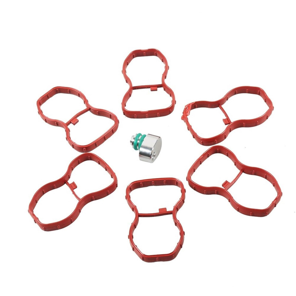 Intake Swirl Flap Delete Blank Plug With Manifold Gaskets For Bmw E70 F01 F07 F10 F25 N57 E90 E91 E92 9016109932235