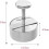 Stainless Steel Manual Hamburger Press Adjustable Burger Press for Ground Steak BBQ Kitchen Tools 2