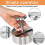 Stainless Steel Manual Hamburger Press Adjustable Burger Press for Ground Steak BBQ Kitchen Tools 4