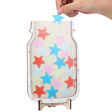 wood reward jar set with tokens for kids classroom behavior incentives