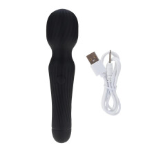 Vibrator AV Vibrator USB Rechargeable G-Spot Clitoral Stimulator For Women Black Dildo Vibrator For Couples