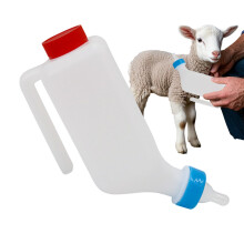 Goat Feeder Bottles 800ml Capacity, Soft Nipple Design, Lamb Feeding Bottle, Compatible With Goats Cows Calves Puppies