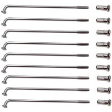 Bike Spokes 12G 20 Pcs 45-305mm With Nipples Steel Spokes For Electric Bicycle E-Bike Wheels