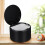 1Pc Office Mini Rubbish Can Black Plastic Tabletop Trash Container 11