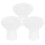 3St Rubber Dekselring Drukpan Wit Keuken Accessoire Vervanging 2