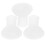 3St Rubber Dekselring Drukpan Wit Keuken Accessoire Vervanging 9