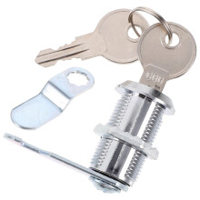 Zinc Alloy Cam Cabinet Lock Silver for File Cabinet Desk Toolbox