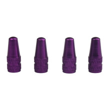 Bike Tire Valve Stem Caps Aluminium Alloy 4-Piece Set Universal Bicycle Valve Caps Accessories