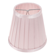 1Pc Pink Cloth Lampshade Practical Table Lamp Decor
