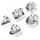 5Stk Mousse Ringformen Kuchen Backwerkzeuge 1