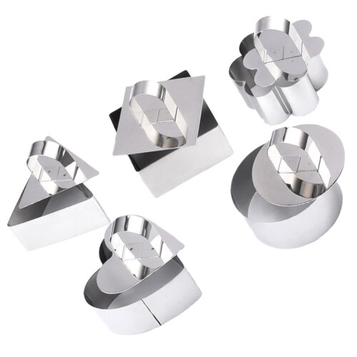 5Stk Mousse Ringformen Kuchen Backwerkzeuge
