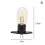 （B） 230V 20W Microwave Oven Bulb with Socket 1
