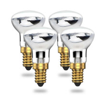 25W E14 R39 Lava Light Bulb, Warm White Reflector, Small Edison Screw Incandescent Bulb (4 Pack)
