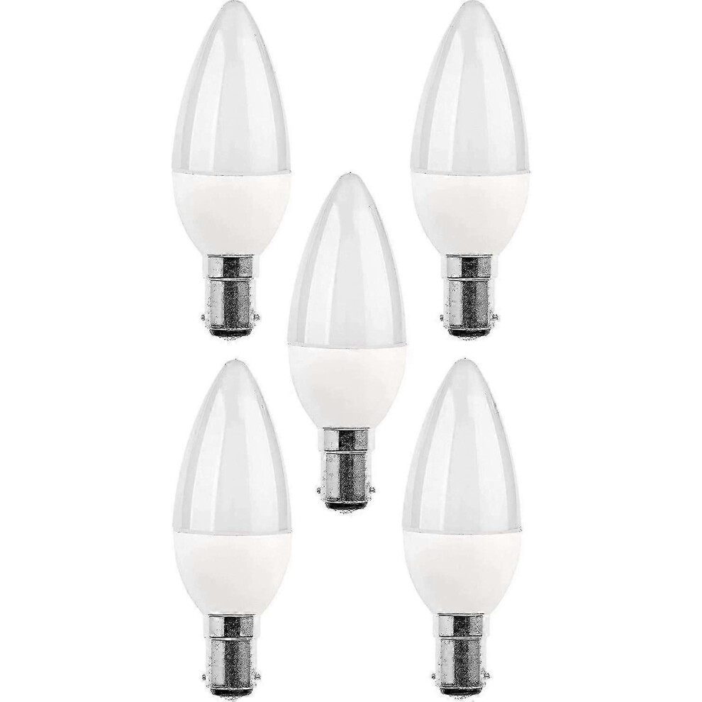 B15 LED Bulb Pack, 5W Incandescent Bulb, 220V, 270lm, 3000K Daylight, B15 Bayonet Cap, Energy Class A+. [JKW]-image-OPC-PKJGSBK-NEW