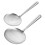2Pcs Metal Tofu Scoops Thick Handle Practical Stainless Steel Ladles 7