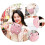 1Set DIY Handwerk Roze Schoudertas Materialen Polyester Voor Beginners 9