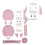 1Set DIY Handwerk Roze Schoudertas Materialen Polyester Voor Beginners 3