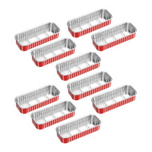10 Sztuk Przenośne Pojemniki Bbq Z Folii Aluminiowej