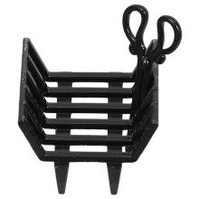 Conjunto De Móveis Escala 1:12 Para Casinha De Bonecas Com Rack Metal Preto