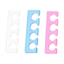 3 unid. separador dedos silicone para manicure e arte de unhas