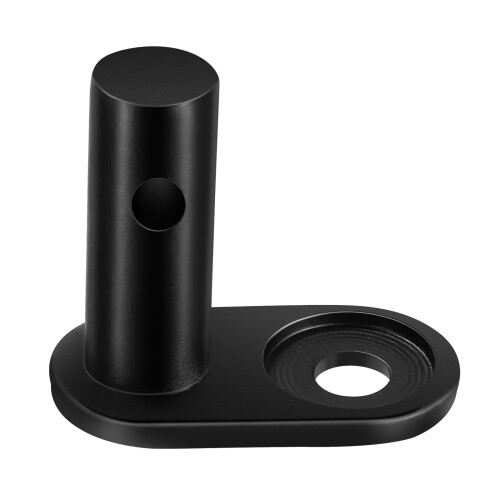 acoplador para reboque de bicicleta com engate e conector preto