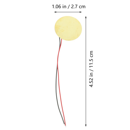 20 discos piezo com campainhas de cobre para microfone e instrumentos 1