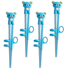 Set of 4 children's chopsticks, learning and training aid