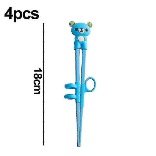 Set of 4 children's chopsticks, learning and training aid 1