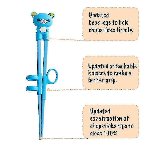Set of 4 children's chopsticks, learning and training aid 2