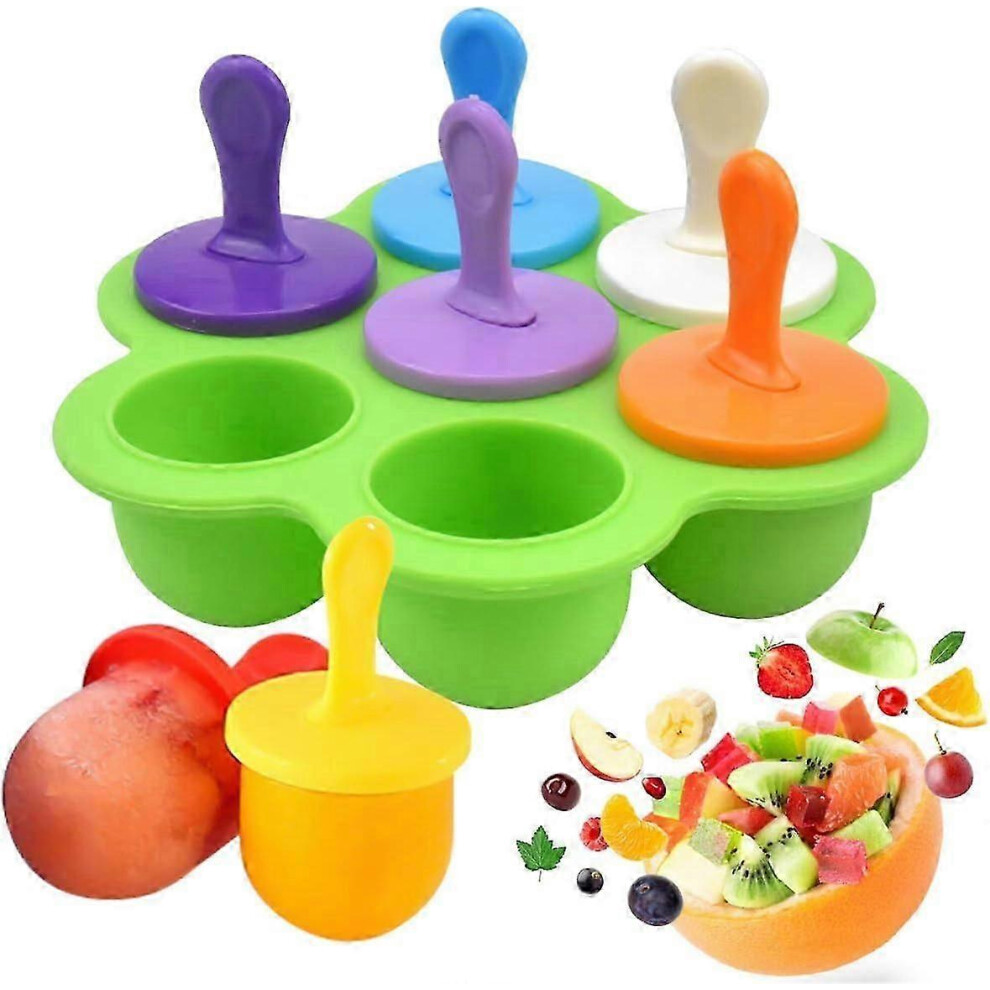 Silicone Ice Pop Molds, Colorful Ice Pop Molds with Plastic Sticks, Reusable Ice Pop Molds, Ice Pop Makers, Ice Pop Molds for Kids