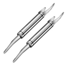 Pack Shrimp Deveining Tool, Shrimp Peeler and Seafood Peeler, Stainless Steel Shrimp Opener, Multifunctional Shrimp Deveining Tool, Shrimp Cleaner for