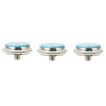 3 uds. accesorios pequeños para instrumentos, botones intercambiables azul